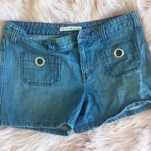 tommy hilfiger high waisted shorts
